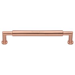 Heritage Brass Cabinet Pull Bauhaus Round Design 254mm CTC Satin Rose Gold Finish