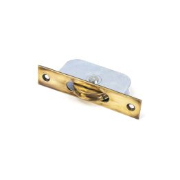 Aged Brass Square Ended Sash Pulley 75kg