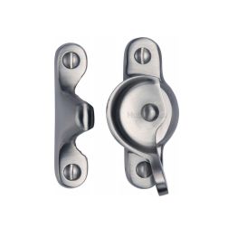 Heritage Brass Fitch Pattern Sash Fastener Satin Chrome finish