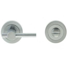 Jedo Designer Easy Turns & Releases 50mm Round Rose no Indicator Satin Chrome - By Frelan Hardware - JV2889SC