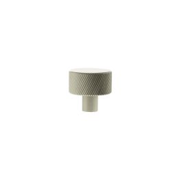 Millhouse Brass Paddington Spiral Round Cabinet Knob Handle - Satin Nickel