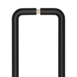 CRES 425mm Back to Back Black D Shape Pull Handle - By Frelan Hardware - CRES3002MBB2B