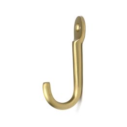 Satin Brass Traditional Coat Hook
