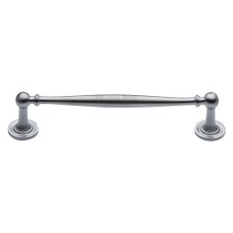 Heritage Brass Cabinet Pull Colonial Design 152mm CTC Satin Chrome Finish