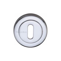 Heritage Brass Key Escutcheon Polished Chrome finish