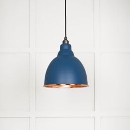 Hammered Copper Brindley Pendant in Upstream