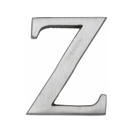 Heritage Brass Alphabet Z Pin Fix 51mm (2") Satin Chrome Finish