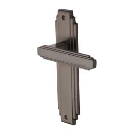 Heritage Brass Door Handle Lever Latch Astoria Design Matt Bronze finish