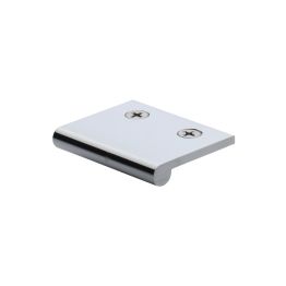 Heritage Brass EP Edge Pull Cabinet Handle 50mm Polished Chrome finish