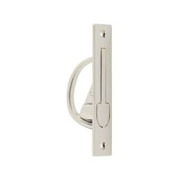 Burlington Sliding Door Edge Pull Polished Nickel - By Frelan Hardware - BUR280PN