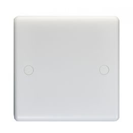 Eurolite Enhance White Plastic Single Blank Plate White