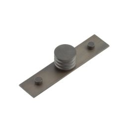 Sturt Cupboard Knobs 30mm Plain Dark Bronze - By Frelan Hardware - HOX-430DB-5090DB