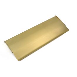 Satin Brass Large Letter Plate Cover