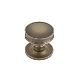 Berkeley Cupboard Knobs Antique Brass - By Frelan Hardware - BUR110AB