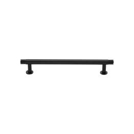 Heritage Brass Cabinet Pull Contour Design with 16mm Rose 128mm CTC Matt Bronze finish