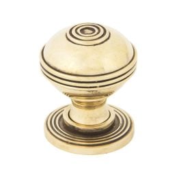 Aged Brass Prestbury Cabinet Knob 32mm