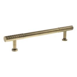 Millhouse Brass Chrysler Diamond T-Bar Cabinet Pull Handle 160mm - Antique Brass
