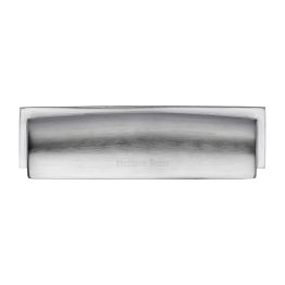 Heritage Brass Drawer Pull Shropshire Design 152mm CTC Satin Chrome Finish
