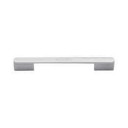 Heritage Brass Cabinet Pull Bridge Design 128&160mm CTC Satin Chrome Finish