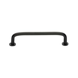 Heritage Brass Cabinet Pull Wire Design with 16mm Rose 128mm CTC Matt Bronze Finish