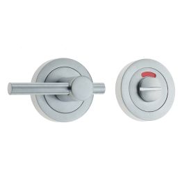 Jedo Designer Easy Turns & Releases 50mm Round Rose with Indicator 50mm Satin Chrome - By Frelan Hardware - JV2888SC