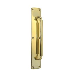 Jedo Chatsworth Pulll Handles 390mm Polished Brass - By Frelan Hardware - JV3695PB