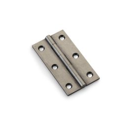 Alexander & Wilks - Heavy Pattern Solid Brass Cabinet Butt Hinge - Pewter - 3"