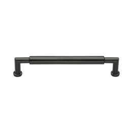 Heritage Brass Cabinet Pull Bauhaus Round Design 152mm CTC Matt Bronze Finish
