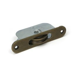 Burnished Brass Radiused Sash Pulley 75kg
