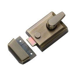 60mm Std. Nightlatch Antique Brass Finish