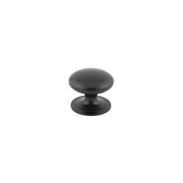 Jedo Traditional Cupboard Knobs 50mm Black - By Frelan Hardware - JMB47E