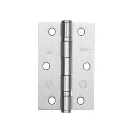 Jedo Steel Ball Bearing Hinges 89x58mm 89x58x2mm Satin Chrome - By Frelan Hardware - J8501SC