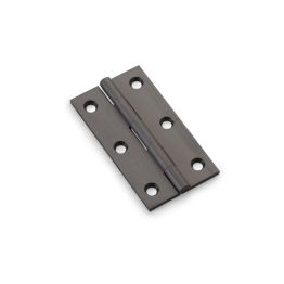 Alexander & Wilks - Heavy Pattern Solid Brass Cabinet Butt Hinge - Dark Bronze - 3"