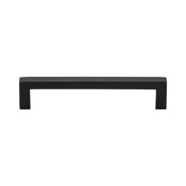 Heritage Brass Cabinet Pull City Design 128mm CTC Matt Black Finish