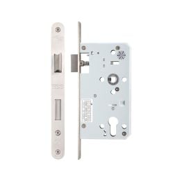 ZDL7260RSS DIN Euro Sashlock - 72mm C/C - 60mm Backset - Radius Forend