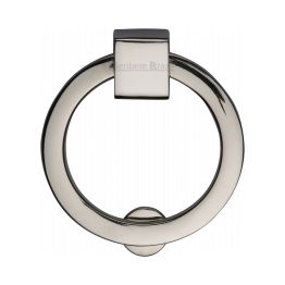 Heritage Brass Round Drop Pull Polished Nickel finish