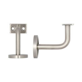 Stainless Steel Hand Rail Brackets 75mm Satin Stainless Steel - By Frelan Hardware - JSS85H