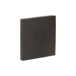 CR-N10 Dark Bronze Blank Square Rose Escutcheon Cover - By Frelan Hardware - CR-O10DB