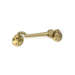 Satin Brass 4" Cabin Hook