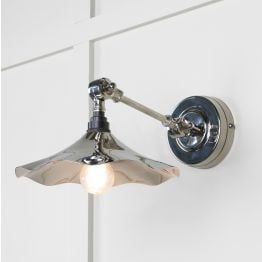 Smooth Nickel Flora Wall Light