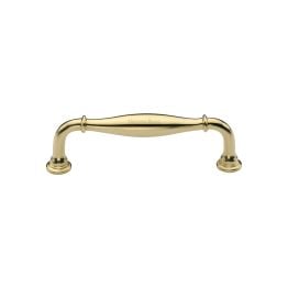 Heritage Brass Cabinet Pull Henley Traditional Design 102mm CTC Polished Brass Finish