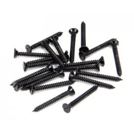 Black 6 x 1¼" Countersunk Screws (25)