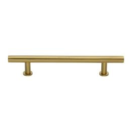 Heritage Brass Cabinet Pull T-Bar Design with 16mm Rose 203mm CTC Satin Brass Finish