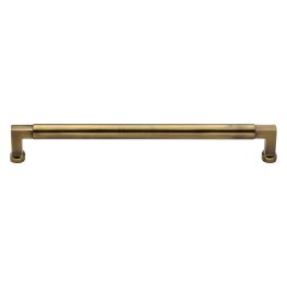 Heritage Brass Cabinet Pull Bauhaus Design 254mm CTC Antique Brass Finish