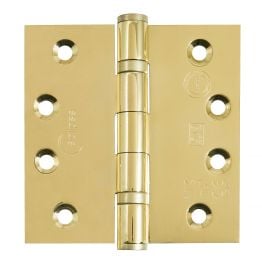 Eclipse 14841EBP - 102x102x3mm EBP Ball Bearing Hinge Grade 13 - (Pair) - Polished Brass