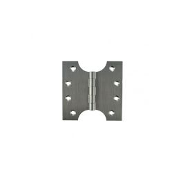 Atlantic (Solid Brass) Parliament Hinges 4" x 2" x 4mm - Satin Chrome (Pair)