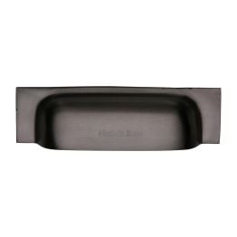 Heritage Brass Drawer Pull Military Design 152mm CTC Matt Bronze Finish