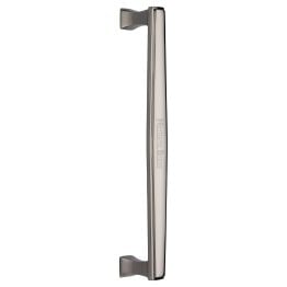 Heritage Brass Door Pull Handle Deco Design 305mm Polished Nickel Finish