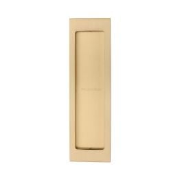 Flush Pull 197mm Satin Brass finish