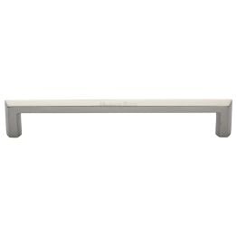 Heritage Brass Cabinet Pull Hex Profile Design 254mm CTC Satin Nickel Finish